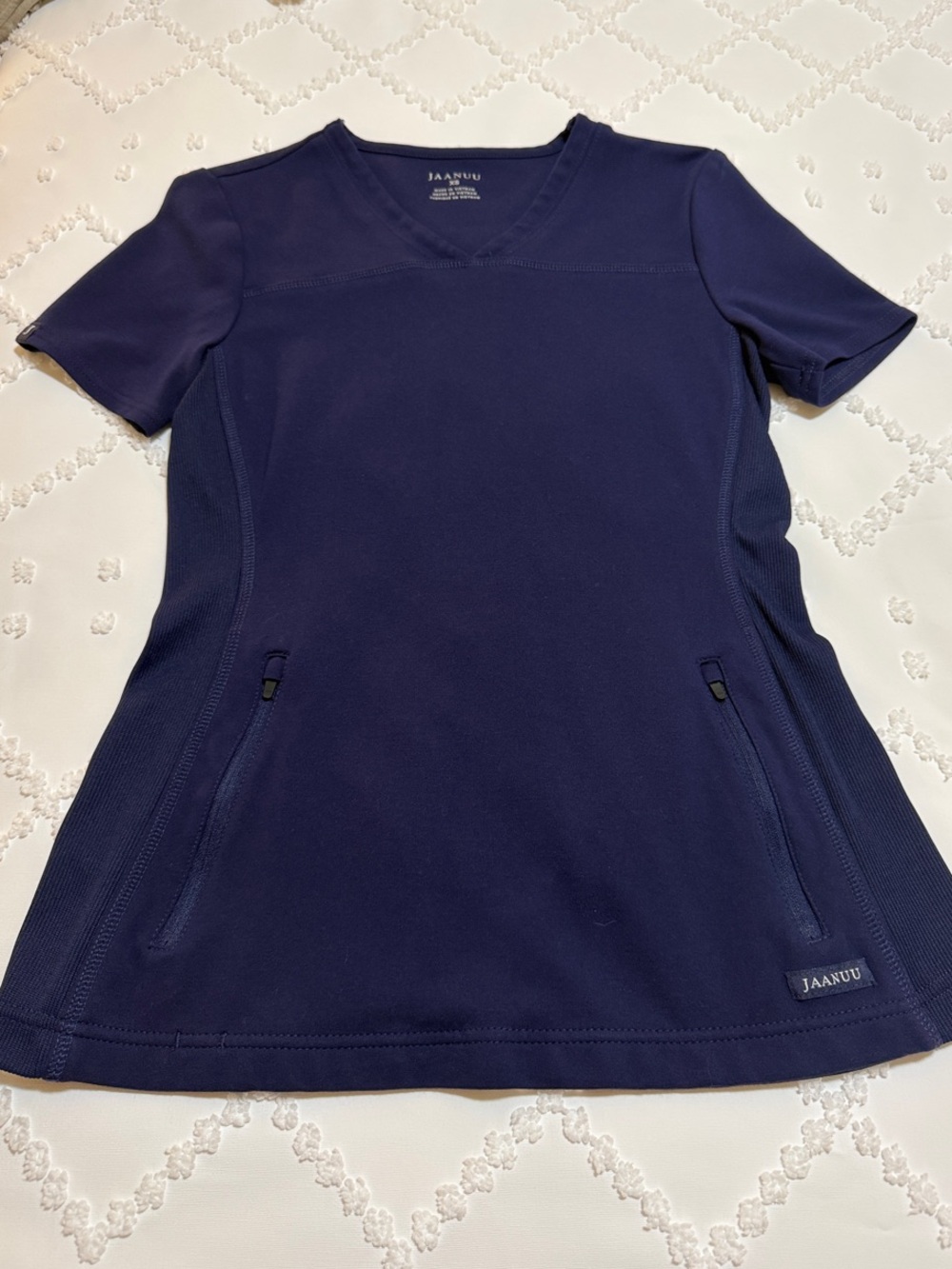 Jaanuu Women's V-Neck Short Sleeve Top